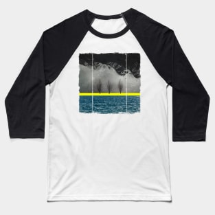 Between Mountains and Sea Baseball T-Shirt